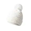 Gorro de Lana Tejido con Patrón de Diamantes de Sarja Nuevo Europeo y Americano con Forro de Felpa Engrosado Protección contra el Frío Simple Versátil para Esquiar Gorro de Mujer