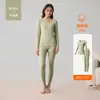 Ropa de Otoño y Pantalones Largos para Mujer, Ropa Interior de Algodón Puro, Suéteres Delgados de Algodón, Capa Base Cálida, Set de Ropa Interior Térmica para Pareja para Hombre