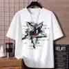 Camiseta de Manga Corta para Hombre 2026, Tendencia de Moda de Verano, Versátil Cuello Redondo Estampada Holgada Casual, Mayoreo