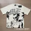 25 Venta al por mayor transfronteriza Tendencia de Belleza Emoción Mixta Serie de Diamantes Calientes Camisetas Sueltas de Manga Corta High Street Hip-Hop para Hombres y Mujeres en