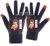 Guantes de Punto Jacquard Japonés y Coreano para Manos Guantes de Punto Rpet Transfronterizos Guantes Rpet con Pantalla Táctil Fábrica Personalizada