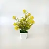 Nueva planta artificial de diente de león en maceta de 10 piezas para decoración de jardín de balcón interior, adorno de mini bonsái de flor artificial