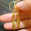 Chapado en oro de Vietnam oro real pendientes de moda nuevos pendientes de hoja Joker e-commerce transmisión en vivo suministro de fábrica venta al por mayor