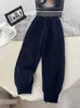 Calça atlética longa de moletom para crianças, primavera e outono, corte solto, unissex, para crianças mais velhas, estilo jogger casual, frete direto disponível, 2841