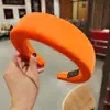 Diadema de Color Sólido Transfronteriza Europea y Americana Serie de Colores Caramelo Esponja de Ala Ancha para la Parte Superior del Cráneo Moda Simple Diadema de Presión para el Cabello
