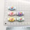 Desenho Animado Fofo Morango Doce Comida Brincadeira Resina Acessórios DIY Cola de Creme Cabeça Acessórios de Cabelo Caixa de Armazenamento Material