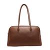 Atacado Nova Retro Casual Simples Grande Capacidade Cor Sólida Bolsa de Axila Feminina All-match Moda Viagem Bolsa de Ombro