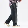 Roupas Masculinas Fengshe / Outono-Inverno 2026 Jeans Tendência Versátil High-Street Reto Solto Lavado Wide Leg