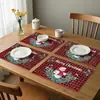Manteles temáticos de Navidad más vendidos de Amazon, adecuados para cocinas caseras y decoraciones de fiestas navideñas