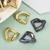 Cadena de Acrílico ABS Galvanizado Anillo de Hebilla 2*2cm Collar Bolsas Ropa Accesorios para el Cabello Cadena DIY Hebilla Joyería
