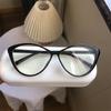 Gafas para miopía ultraligeras TR90 para chica guapa europea y americana con forma de gato, montura negra, para mujer, sencillas, retro, modernas, anti luz azul, montura de gafas sencilla