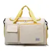 Bolso de Yoga para Mujer de Gran Capacidad Separación Seco y Húmedo Bolso Deportivo para Gimnasio para Hombre Moderno Sencillo Multifuncional Plegable