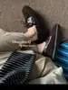 Mocassins Retro de Camurça Marrom Feminino Outono Solado Grosso Invisível Solado Macio Confortável Estilo Britânico Sapatos Single 088-28