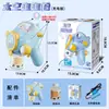 Pistola de burbujas Gatling eléctrica de mano de moda, máquina de burbujas automática, juguete para niños, palo de burbujas, puesto al por mayor