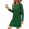 Vestidos Europeos y Americanos Transfronterizos para Mujer, Comercio Exterior de Gama Alta, Ropa Interior de Manga Larga de Seda de Leche Talla Grande, Una Pieza Dropshipping, Estilo Europeo y Americano