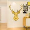 JM539 Animal Deer Espelho Acrílico Adesivos de Parede Home Kindergarten Crianças Home Decoração impermeável Autoadesivo