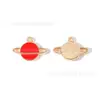 Goteo de aceite aleación frontera universo planeta globo pendientes colgante anillo joyería colgante para el pelo accesorios DIY venta directa