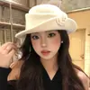 Boina de Lã Preta para Mulheres 2026 Novo Outono e Inverno Estilo Francês Hepburn Chapéu de Expatriada Chapéu de Pescador