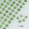 Dongzhou 6mm Flor de Ciruelo Cristal Brillante Materiales para Uñas Artísticas Flor de Cinco Pétalos Imitación Lujosa Flor Decoraciones DIY para Uñas Venta al Por Mayor