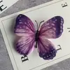 Jardim de Vento Decorativo DIY Monet Borboleta de Parede Layout Simulação Borboleta Mistura Mão Caixa de Presente Presente Borboleta Grande