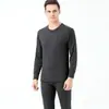 Conjunto de ropa interior térmica y pijama de forro polar térmico de doble cara para hombre, ropa de dormir cálida de invierno para hombre, a prueba de frío y de calentamiento rápido