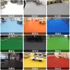 Piel de plástico PVC verde puro para piso, engrosada, resistente al desgaste, para piso de cemento, pavimentada directamente con pegamento especial para pisos para taller