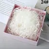 Atacado de fábrica cor palha de ráfia papel picado caixa de presente de casamento caixa de doces enchimento palha de ráfia papel amassado ponto