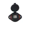 Cargador USB para coche de bus y coche con modificación, ovalado plano, forma de barco, 3.1A QC3.0, disponible en stock transfronterizo
