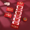 Nuevo Creativo Día de San Valentín Sobre Rojo Plegable Personalizado Romántico Bolso de Sobre Rojo Gran Capacidad Ritual Rojo Sobre Listo para la Venta