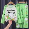 Pijama para niños niñas primavera y otoño Niños manga larga niños medianos y grandes verano niñas bebés ropa de casa para 10-12 años ropa exterior
