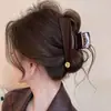 Presilha de Cabelo Dopamina Fofa para Mulheres com Grande Volume de Cabelo, Presilha Tubarão com Design de Seda e Cetim, Presilha Artística de Bolinhas