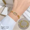 [Aço titânio corpo inteiro] Dongdaemun personalidade minimalista corrente de pulseira de CD com diamantes completos feminina Rede de celebridades retrô amigas