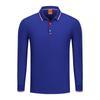 Atividade de lapela de manga comprida T-shirt polo shirt empresa de trabalho roupas cultura publicidade camisa de trabalho roupas de trabalho impressão personalizada bordado LOGO