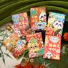 Bolsa de Sobre Rojo de Año Nuevo de Dibujos Animados Creativos Personalizada Año del Cordero 2027 Nuevo Zodiaco Festival de Primavera Dinero de la Suerte Regalo de Retorno Paquete Rojo Universal