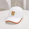 Boné de beisebol fino com proteção solar para bebê menino urso atacado novo chapéu de sol infantil chapéu de sol para jardim de infância T601