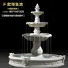 Fuente de agua corriente estilo europeo para patios exteriores, estanques de peces, elemento acuático, decoración de paisajes, decoraciones de bodas, estanque de los deseos
