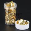 Joyería al por mayor para arte de uñas 'Hot Nail Art' Transfronterizo Ins Oro y Plata Lámina de Oro Fragmentos de Platino de Seda Decoraciones para Uñas Embotelladas