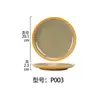 Mesa de Dos Colores Juego de Cuatro Piezas para Restaurante de Hot Pot Plato y Taza Combinación Juego de Vajilla de Melamina Imitación Porcelana Comercial