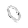 Anillo de Ola Distorsionada de Moda Estilo Coreano Simple Brillante Anillo de Pareja Mobius Joyería de Mano al por Mayor