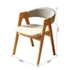 Silla con forma de A, silla de comedor minimalista estilo nórdico, sillón para uso doméstico con respaldo, adecuado para tiendas de té de leche, cafeterías y entornos de ocio, silla de comedor de madera maciza