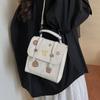 Mochila de Hombro y Mano para Viaje Estilo Académico Casual con Texto Vintage Bordada para Estudiante Nuevo 2025