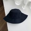 Chapéu de pescador de cor sólida estilo japonês feminino estilo coreano verão ins cyber celebridade maconha chapéu mostrando rosto pequeno guarda-sol protetor solar rosto sombreamento chapéu na moda