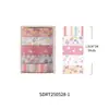 Cinta de diario vintage cinta washi básica para chica rollo completo pegatinas decorativas DIY para diario de estudiantes papelería