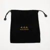 En stock bolsa de almacenamiento para secador de pelo de franela bordada para el hogar hotel bolsa para secador de pelo bolsa de almacenamiento para cosméticos