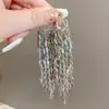 Brincos Europeus e Americanos Exagerados de Folha Longa Geométrica com Borla Luxo Acessível Brincos Elegantes Brincos Estilosos de Nicho de Alto Nível para Mulheres
