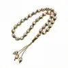 Pulsera de cuentas de oración de Arabia Saudita de 12*14 mm, pulsera con baño de estrellas y luna, pulsera de cuentas Zan, pulsera de Oriente Medio, accesorio para la mano