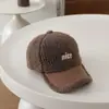 Gorra de béisbol para niños de 3 a 8 años, nuevo estilo otoño e invierno, gorra cálida de felpa para niños, gorra versátil con letras transfronteriza para niñas