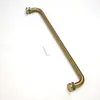Exclusivo transfronteiriço suporte de toalha de banheiro em ouro escovado 24 polegadas tubo redondo de aço inoxidável 304 maçaneta de porta ferragens de banheiro