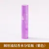 Frasco de refil de perfume redondo texturizado de vidro de alumínio galvanizado de 10ML em estoque do fabricante, frasco spray cosmético oral rotativo