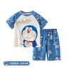 Conjunto de Ropa de Casa de Verano para Niños con Mangas Cortas 2026 Nuevo Estilo de Verano Dibujos Animados Estampados Conjunto de Pijama de Dos Piezas para Niños Pequeños y Medianos Moderno